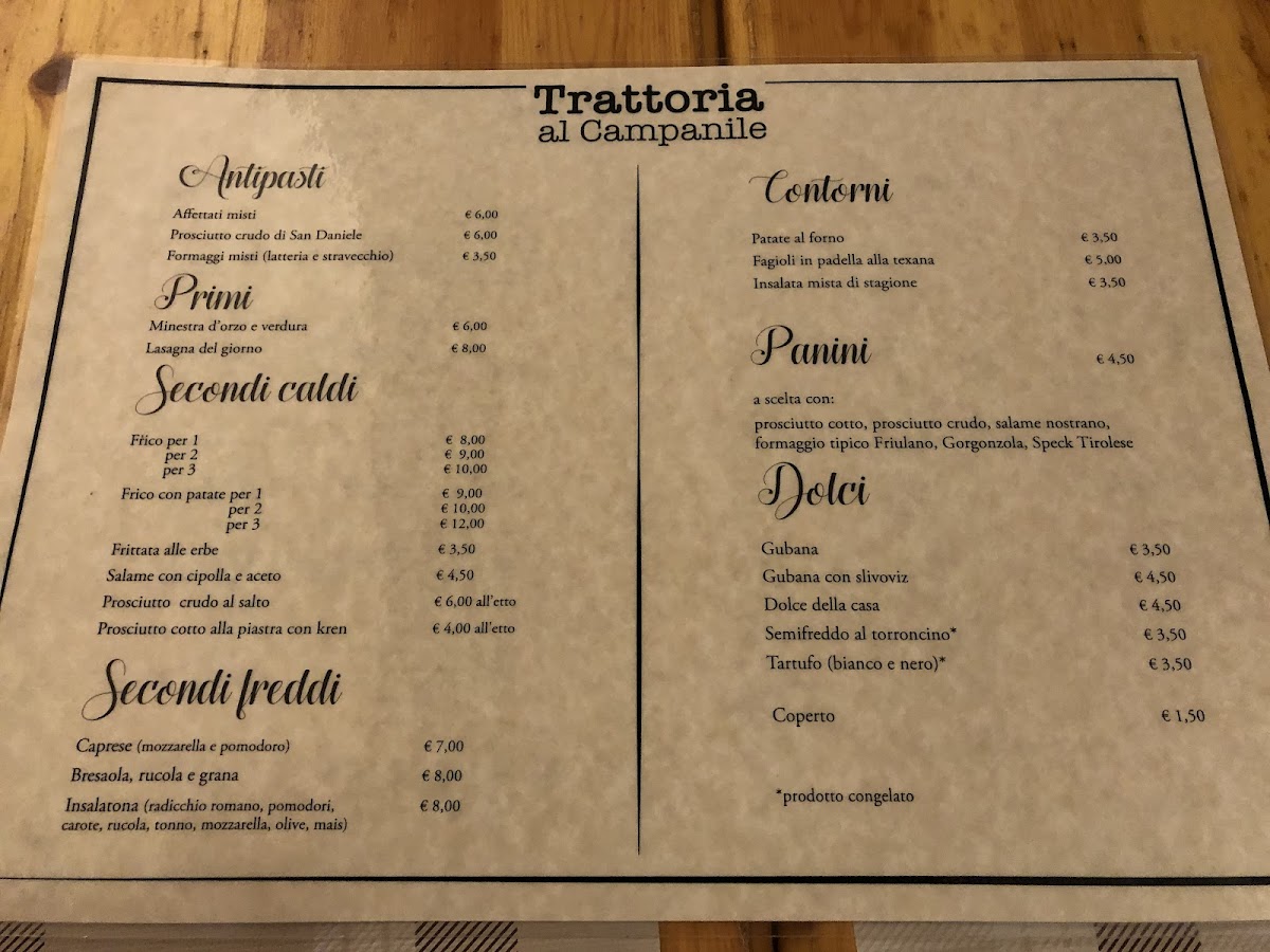 Al Campanile Photo Menu 8