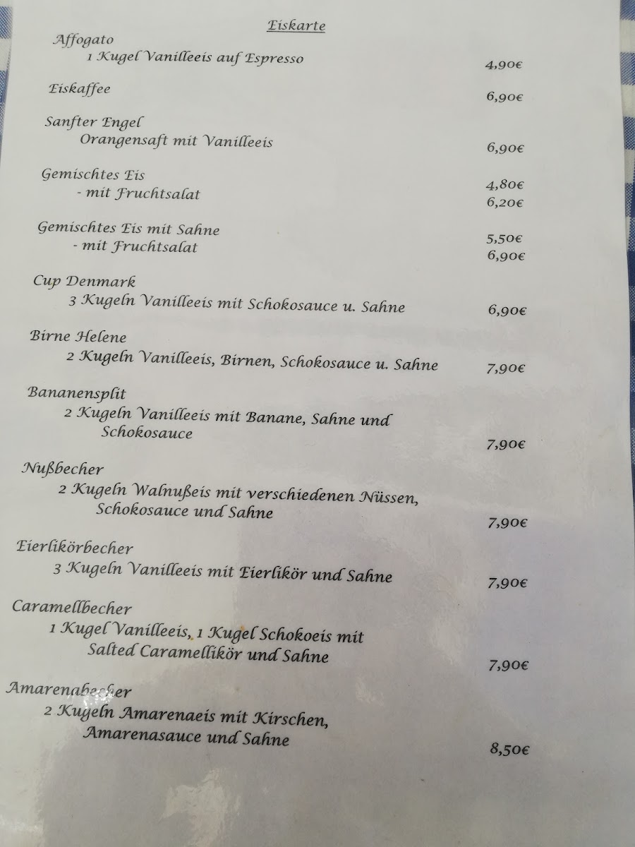 Restaurant Grüner Baum Schloß Zeil Inh. Andreas Groß Photo Menu 1
