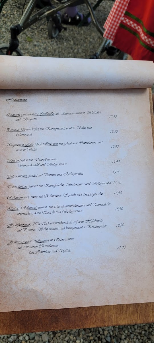 Restaurant Grüner Baum Schloß Zeil Inh. Andreas Groß Photo Menu 6