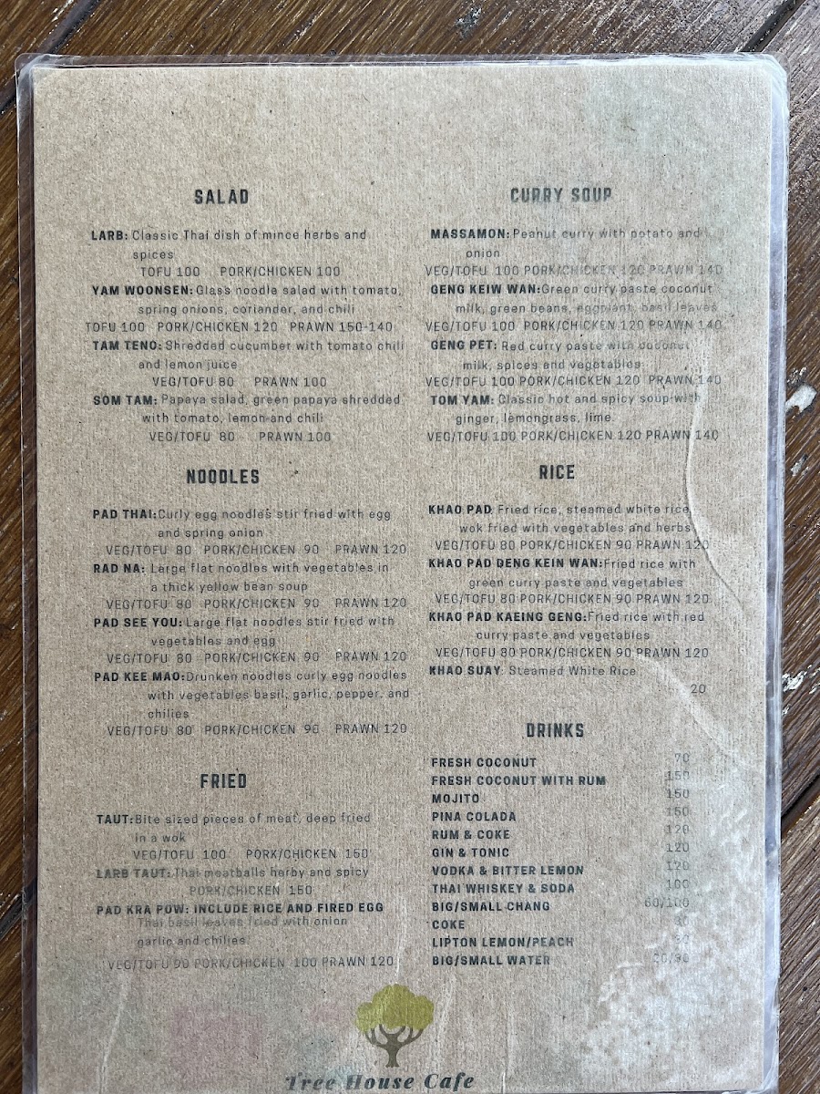 Tree House Cafe Photo Menu 7