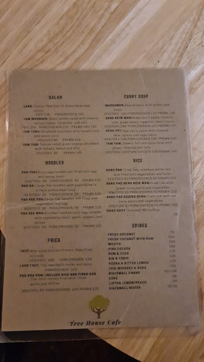 Tree House Cafe Photo Menu 9