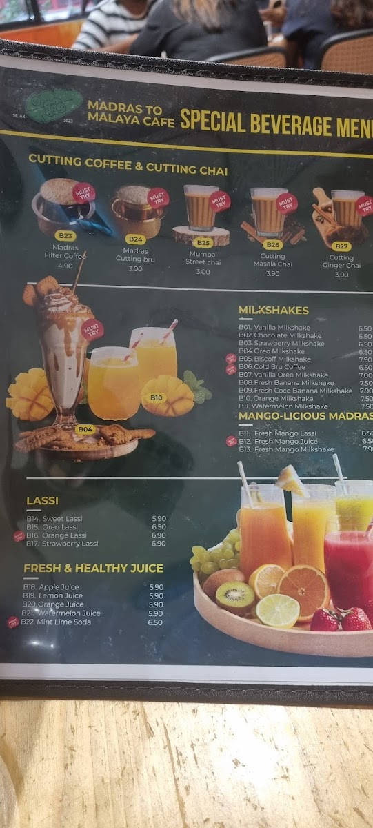 Madras to Malaya Cafe Kulai Photo Menu 6