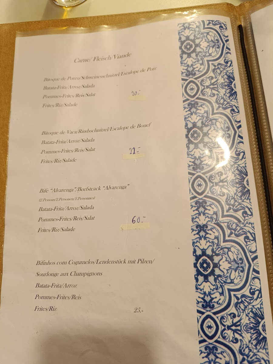 Restaurante Frohheim o Transmontano Photo Menu 1