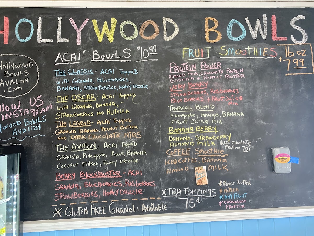 Hollywood Bikes &. Bowls Avalon ⭐⭐⭐⭐ Photo Menu 3