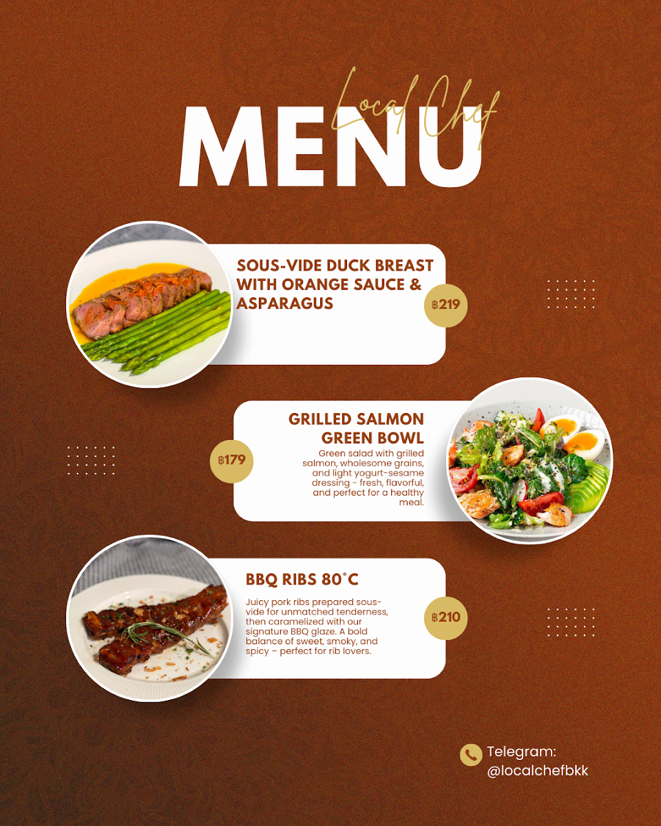 Local Chef Sukhumvit 56 Photo Menu 1
