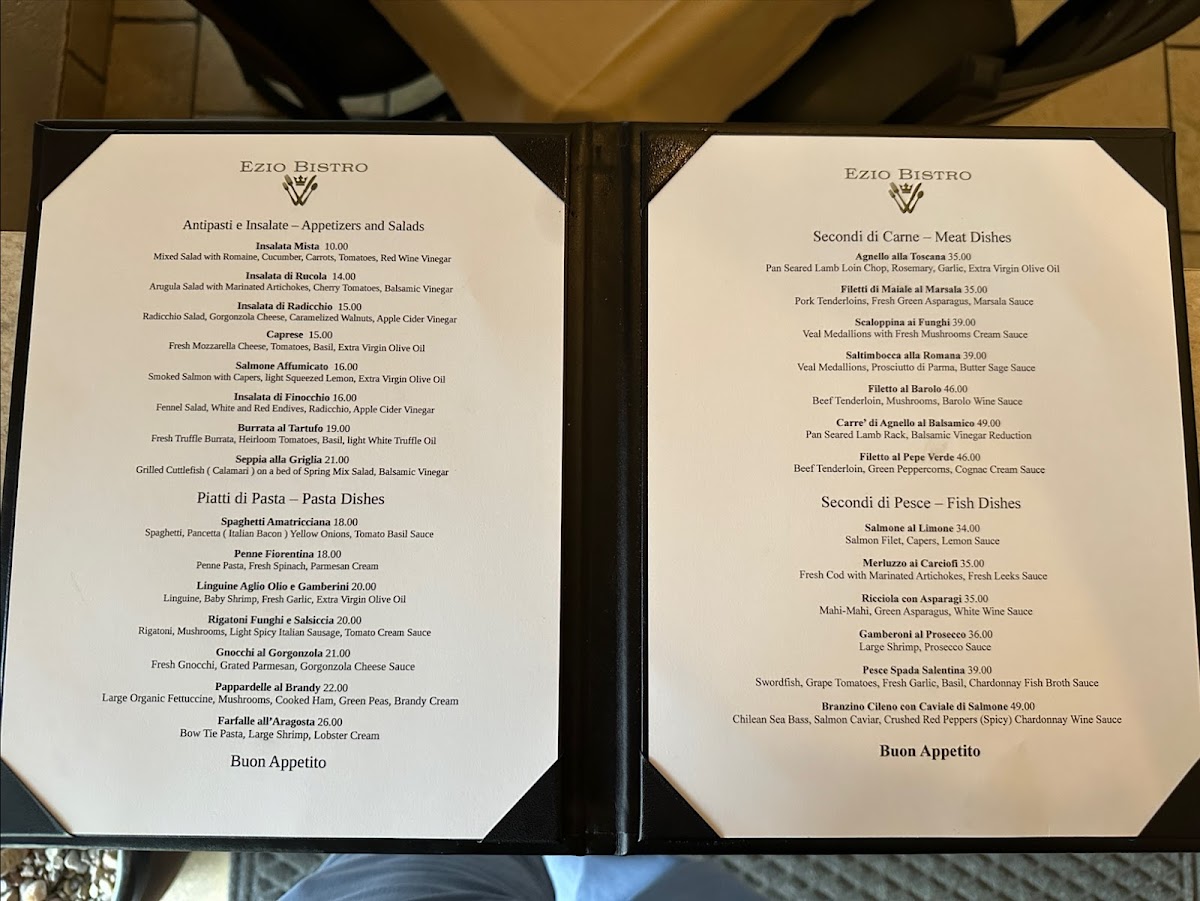 Ezio Bistro Photo Menu 4