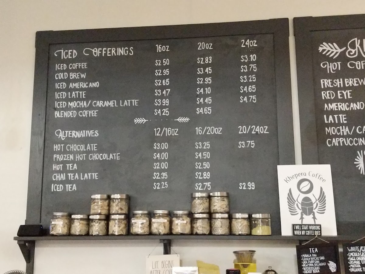 Khepera Coffee & Roastery Photo Menu 1
