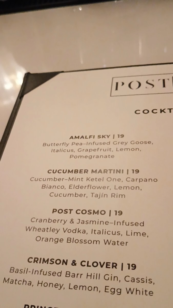 Post 1917 Lexington Photo Menu 3