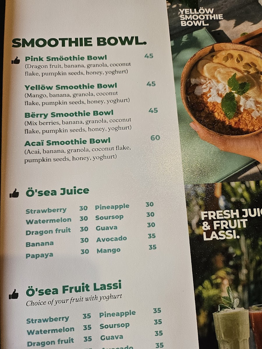 O’sea Coffee and Eatery Photo Menu 10