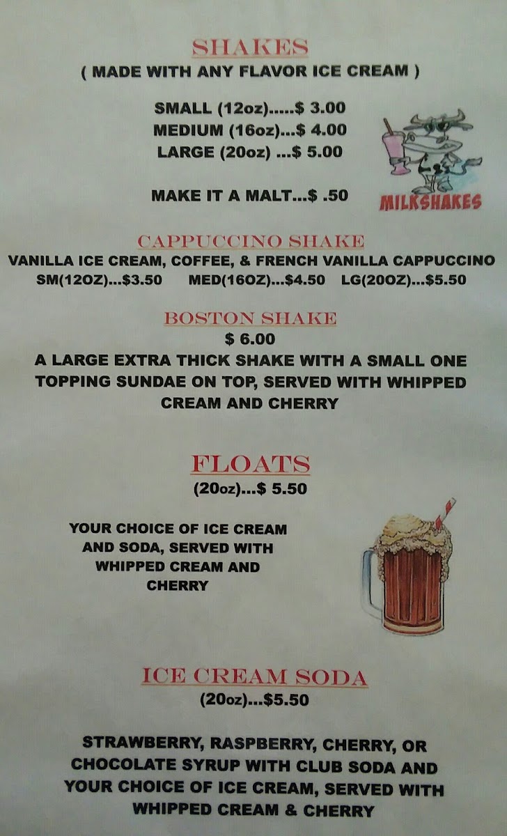 Dusty s Dairy Bar & Grill Photo Menu 3