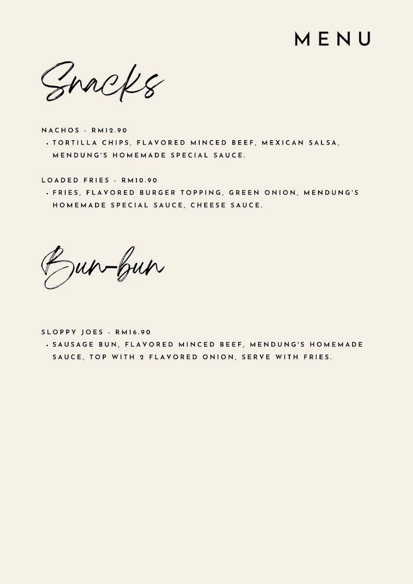 Mendung Kafe Photo Menu 10