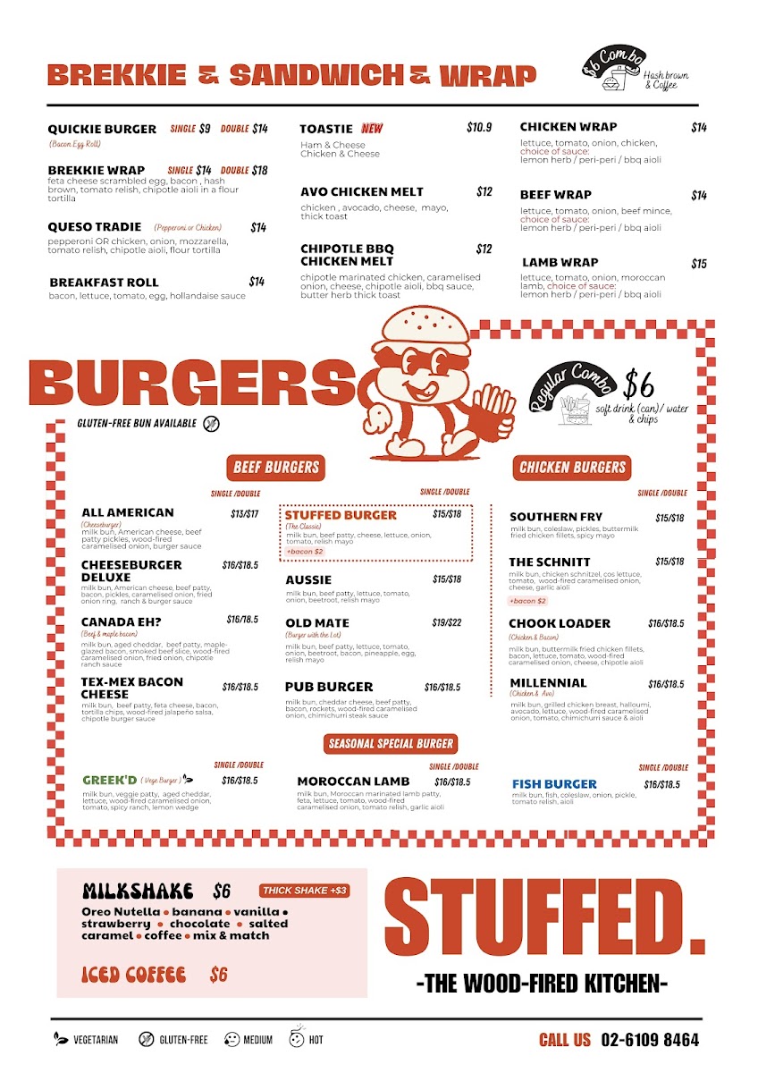 STUFFED. Photo Menu 2