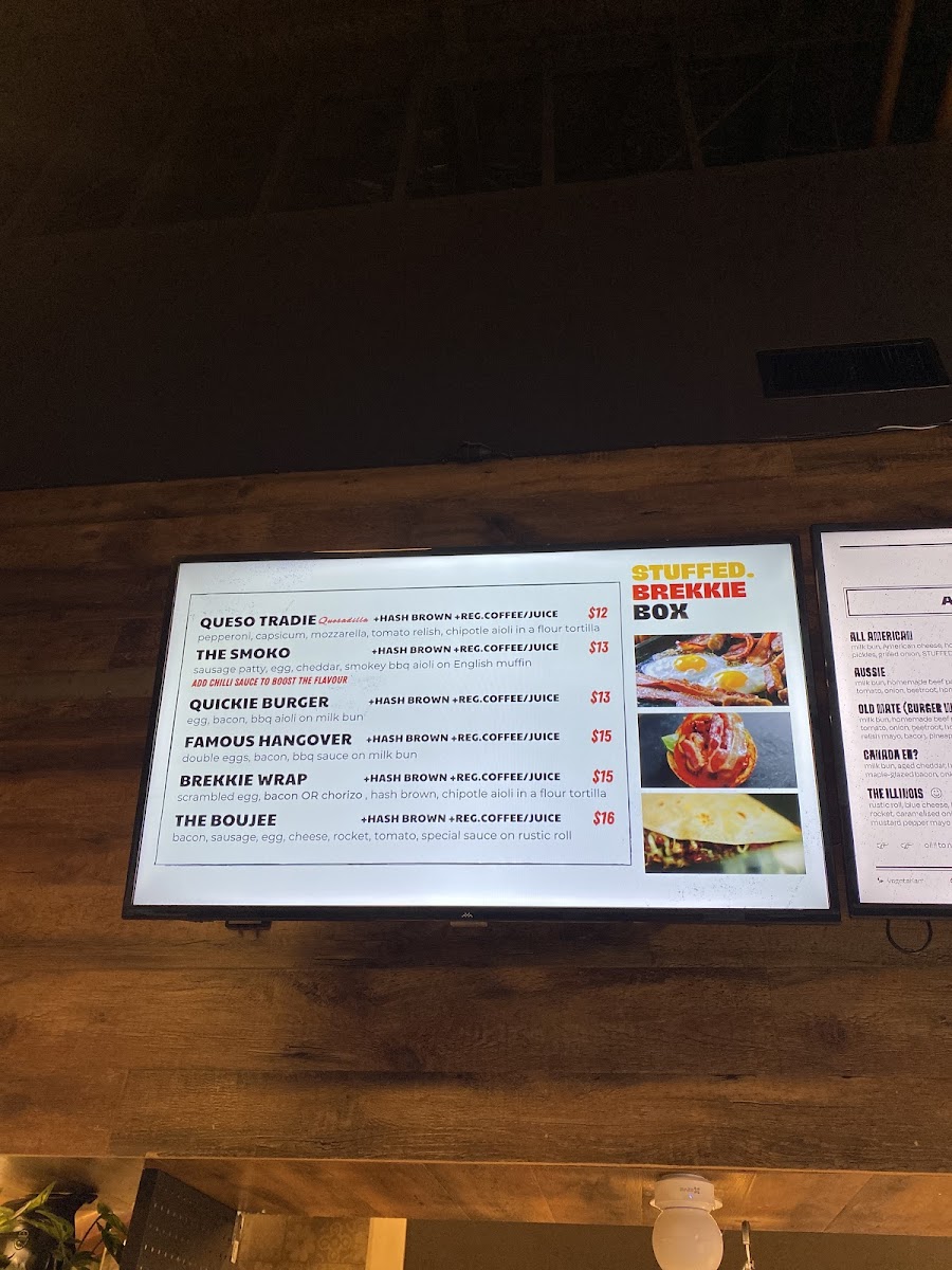 STUFFED. Photo Menu 6