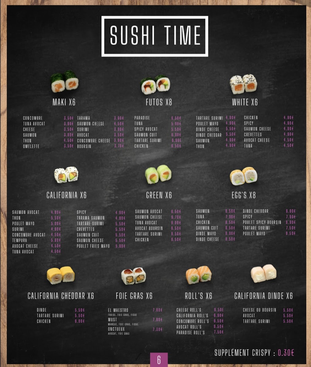 Paradise Sushi Photo Menu 7