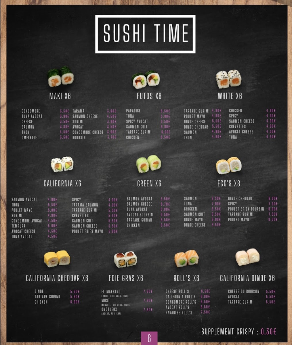Paradise Sushi Photo Menu 8