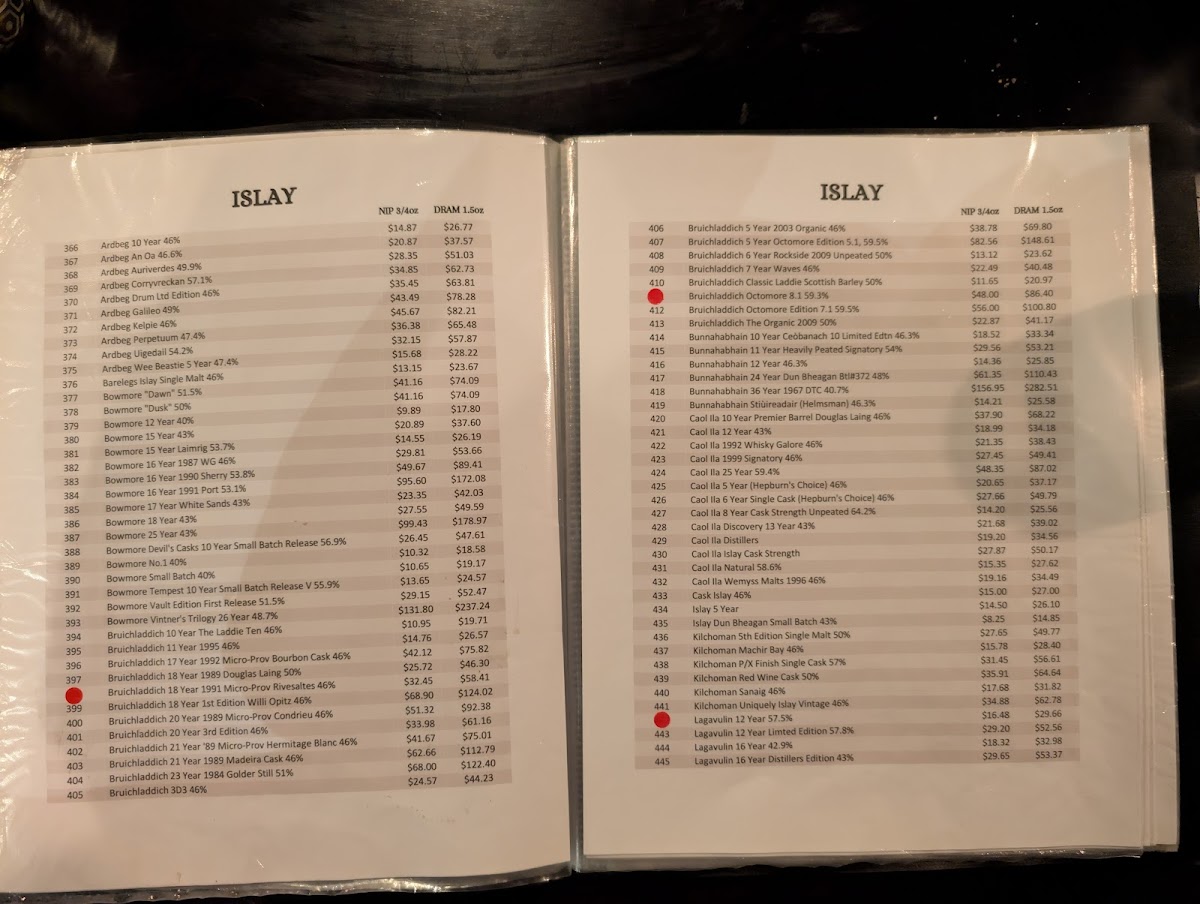The Dam Pub Gastropub & Whisky Bar Photo Menu 7
