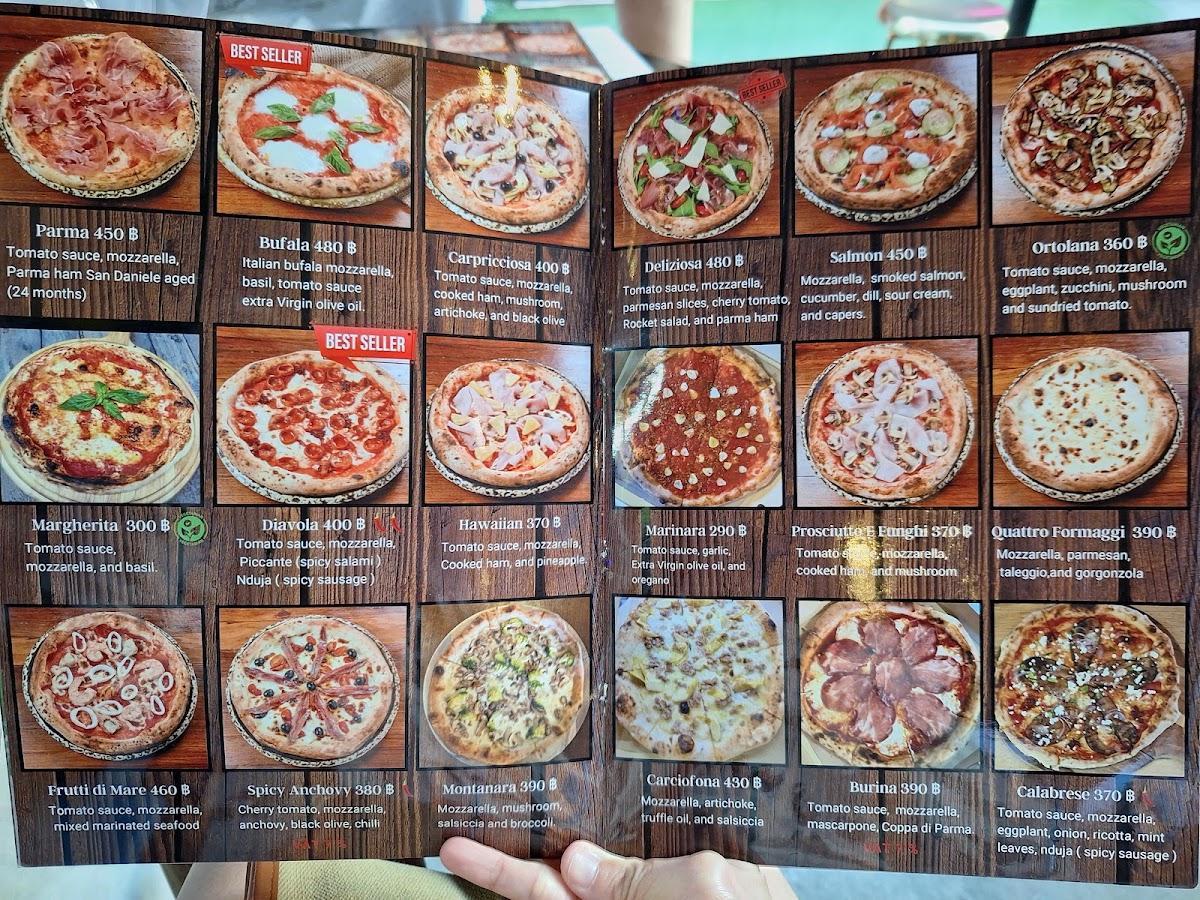 Vesuvio Photo Menu 1