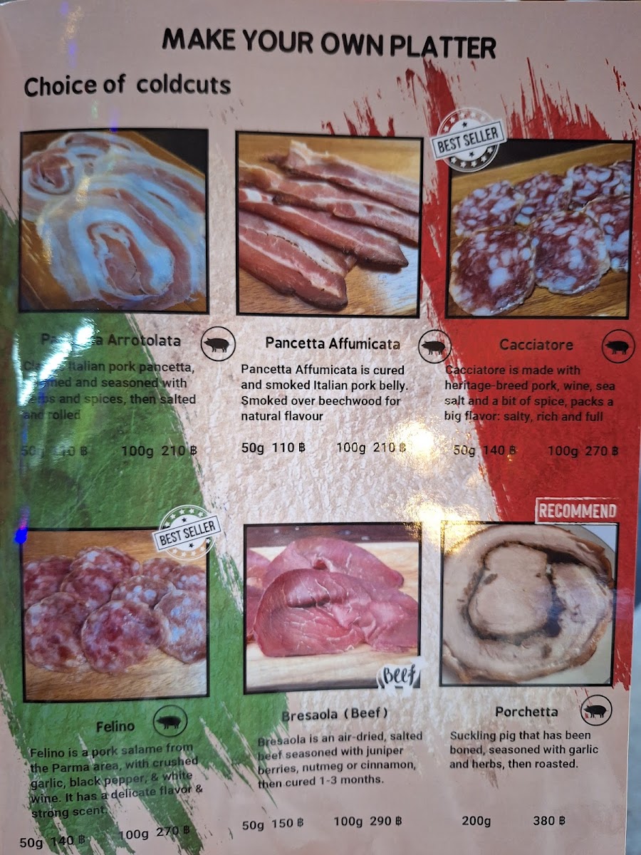 Vesuvio Photo Menu 3