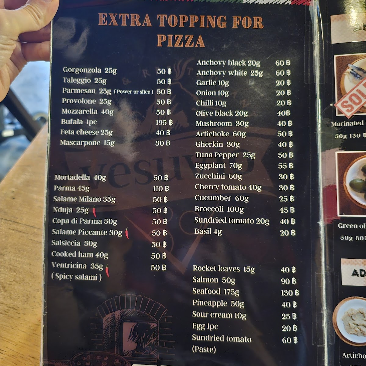 Vesuvio Photo Menu 9