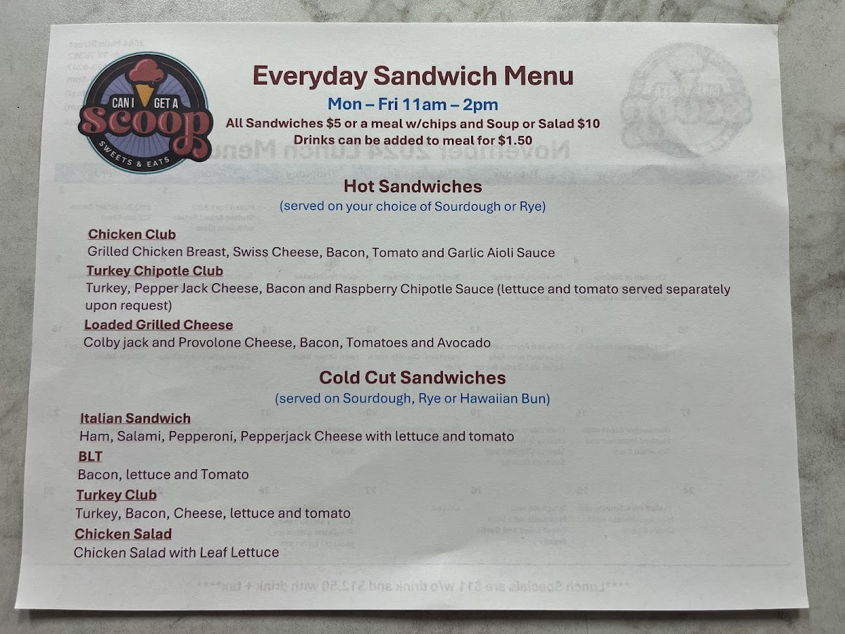 Can I Get A Scoop Photo Menu 1