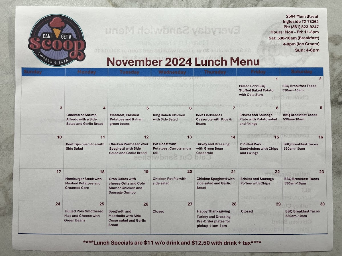 Can I Get A Scoop Photo Menu 6