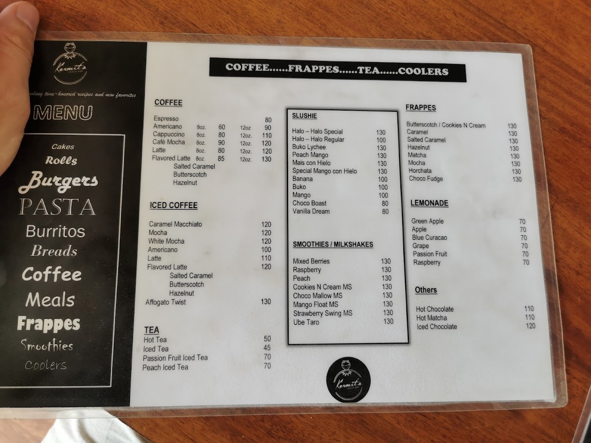 Kermit's Cafe and Pastry Photo Menu 7