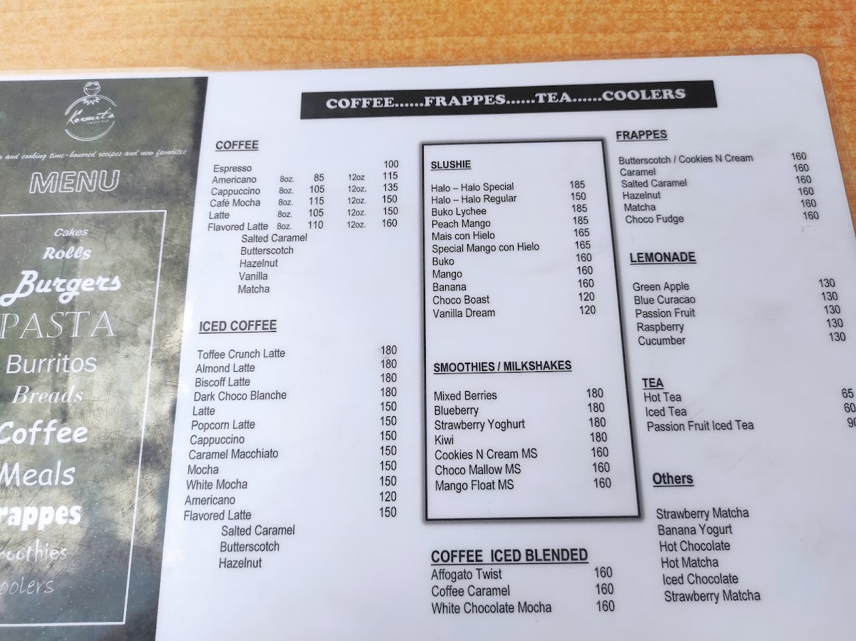 Kermit's Cafe and Pastry Photo Menu 8