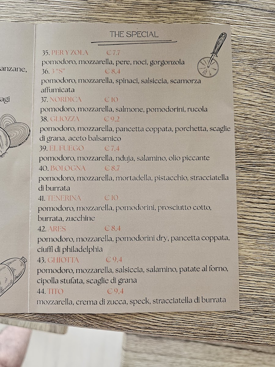Primo Amore Photo Menu 6