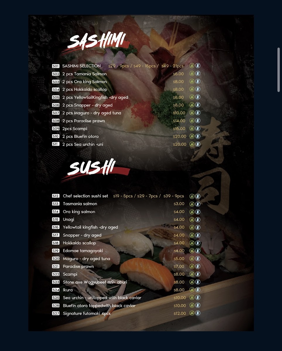 Izakaya Gin Claremont Photo Menu 4