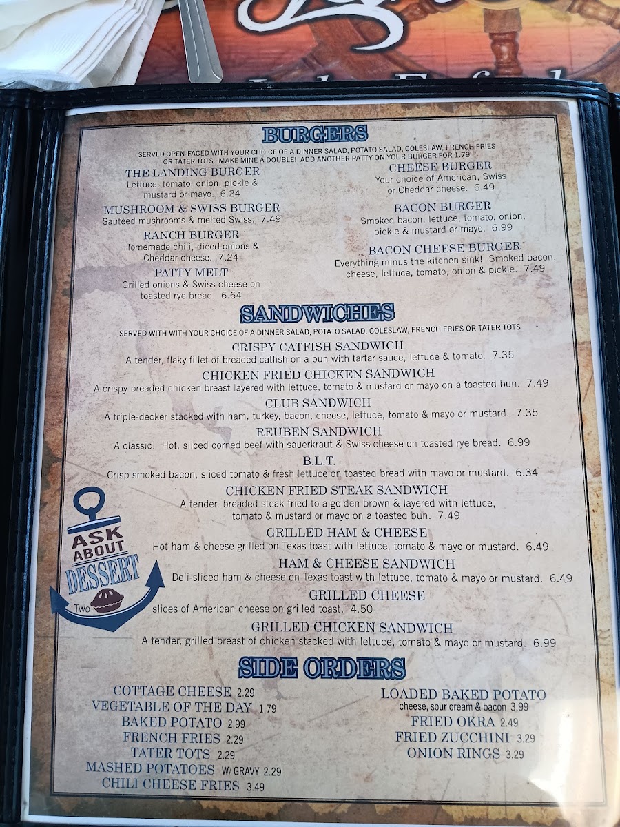 Landing Cafe Photo Menu 1