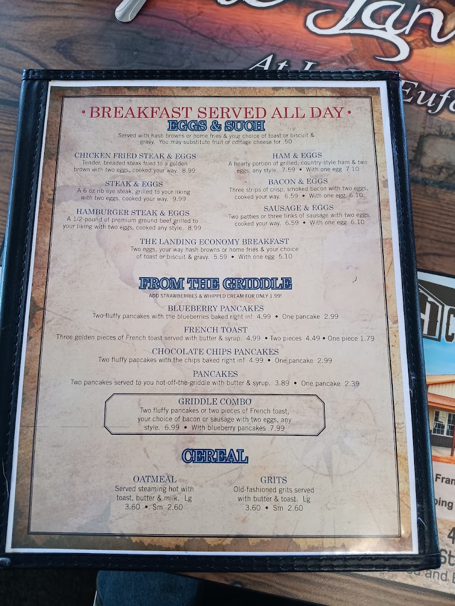 Landing Cafe Photo Menu 4
