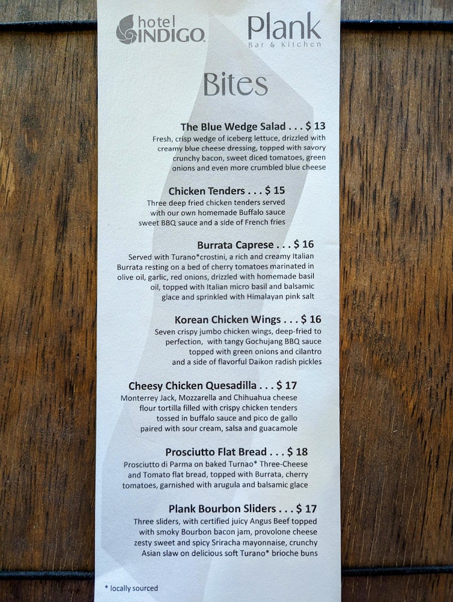 Plank Bar & Kitchen Photo Menu 4