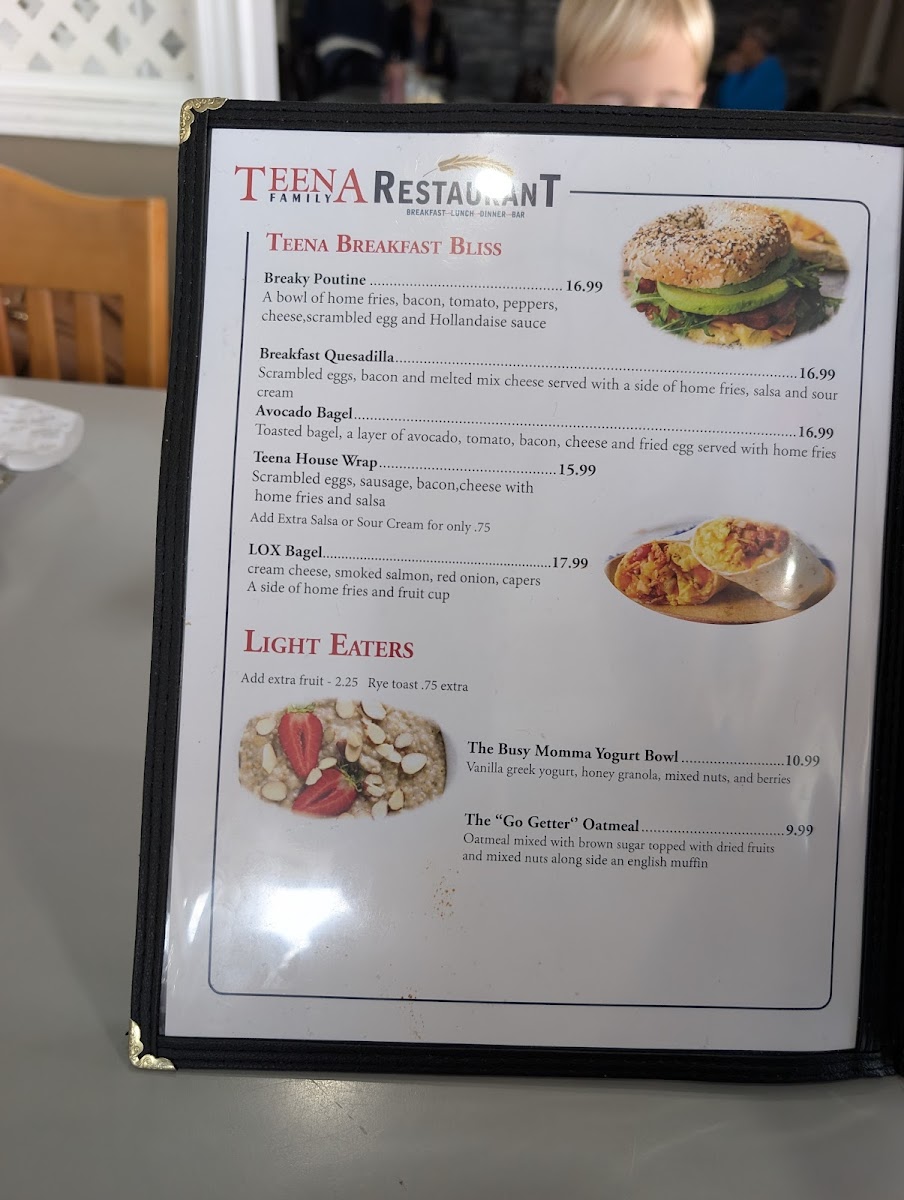 Teena Family Restaurant Photo Menu 4