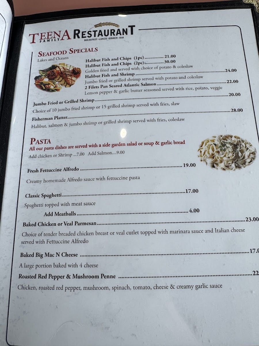 Teena Family Restaurant Photo Menu 9