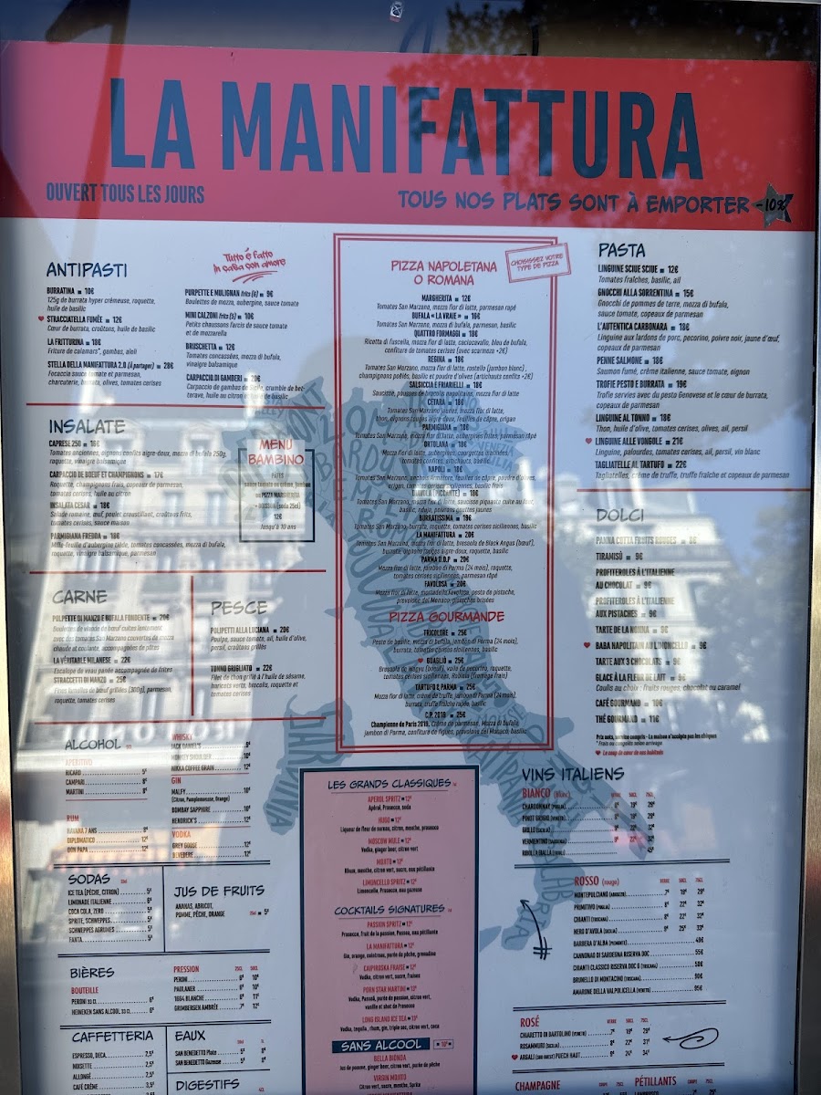 La Manifattura Photo Menu 4