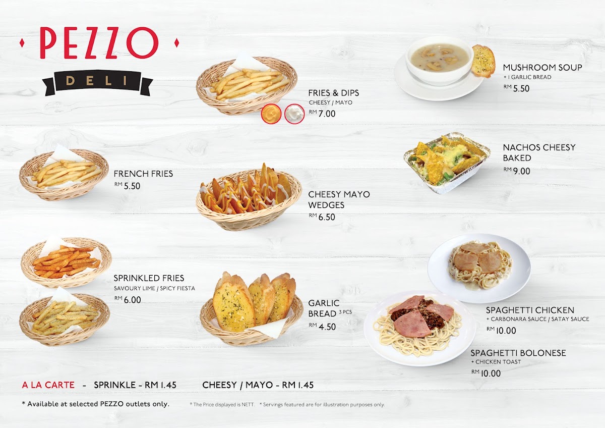 PEZZO Sandakan Photo Menu 1