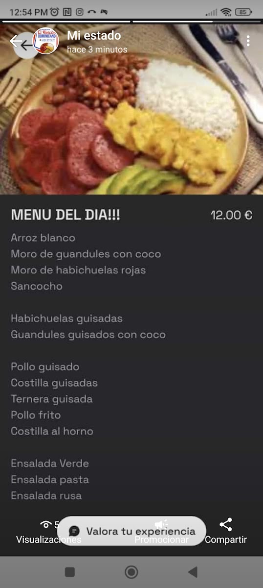 El Rincon Dominicano Bcn Photo Menu 3