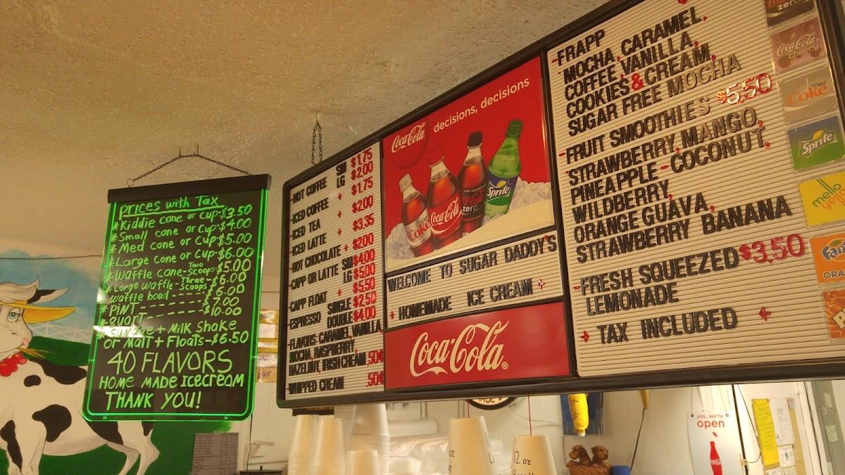 Sugar Daddy's Photo Menu 4