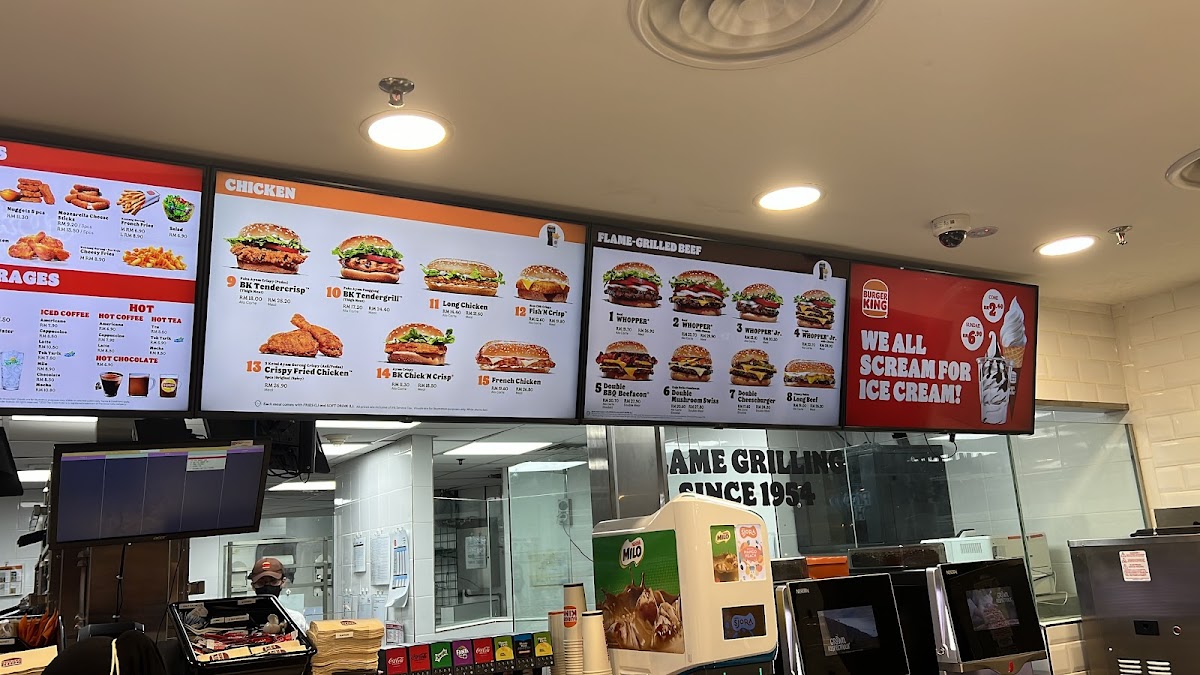 Burger King KLIA Photo Menu 7