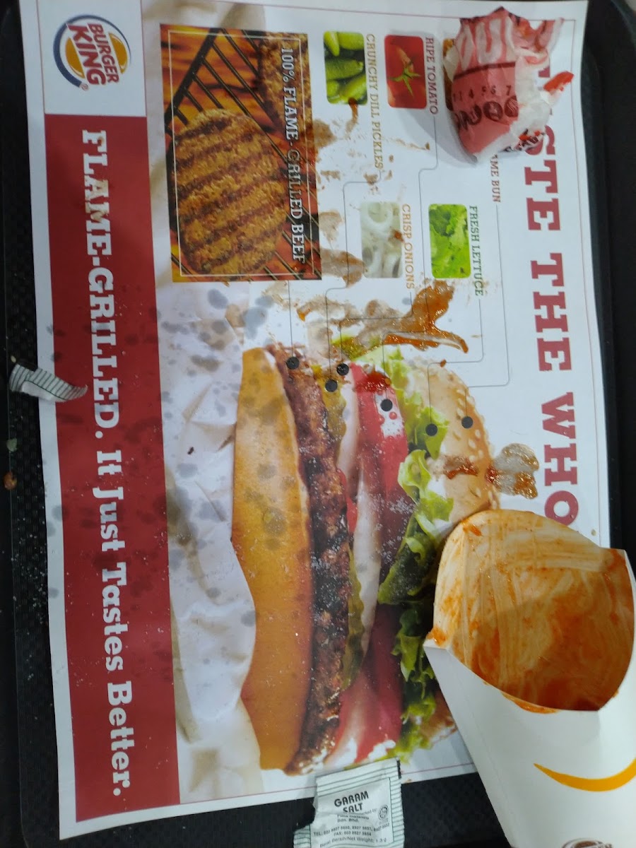 Burger King KLIA Photo Menu 9
