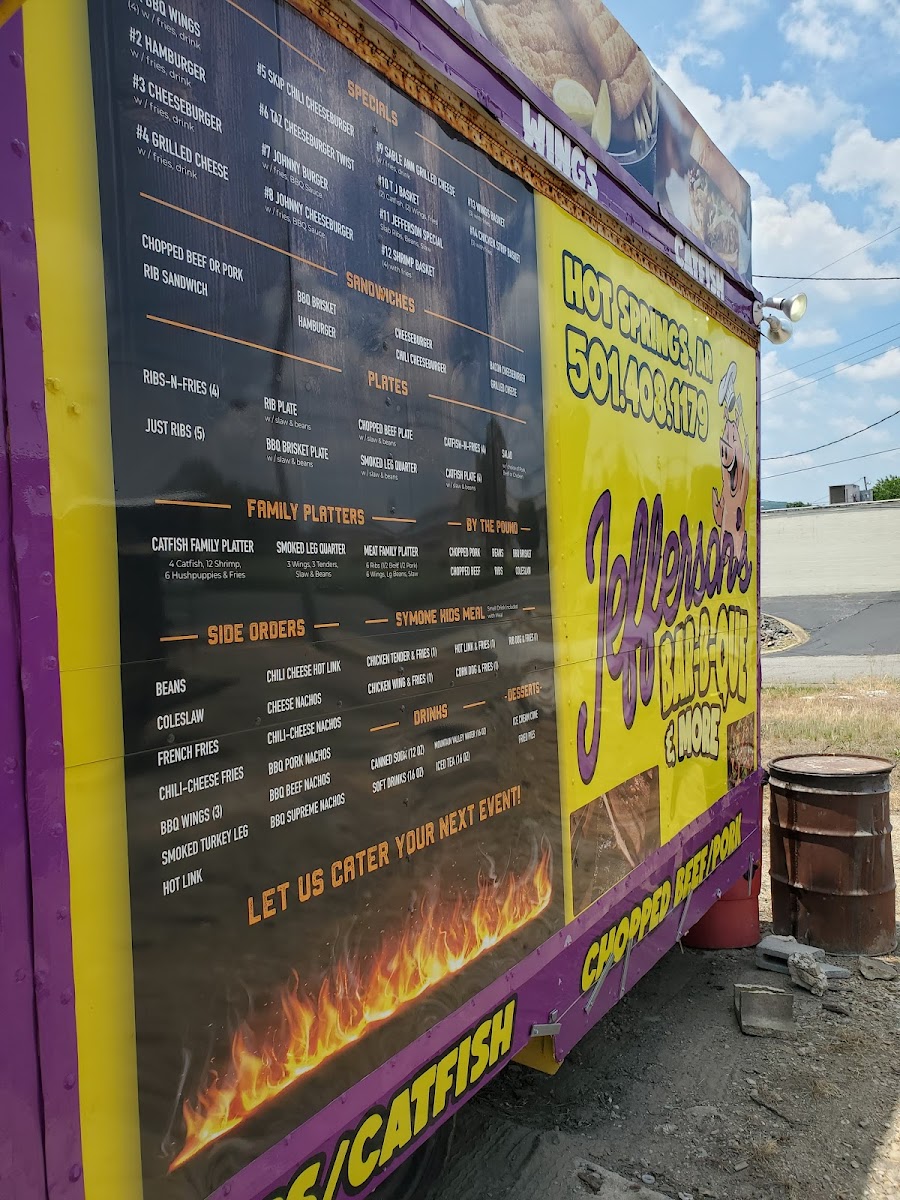 Jeffersons Bar-B-Que Photo Menu 2