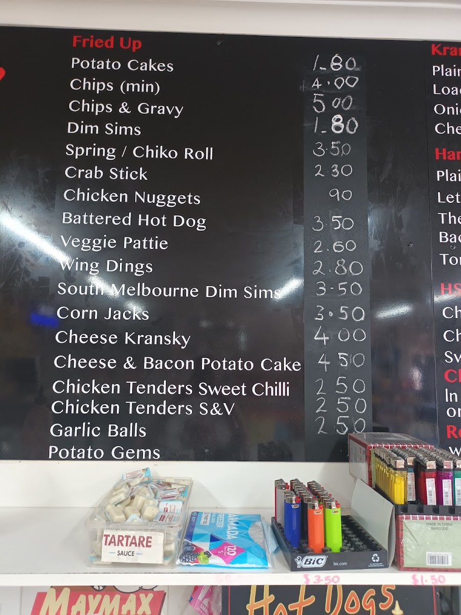 Schweppes Fish & Chips Photo Menu 1