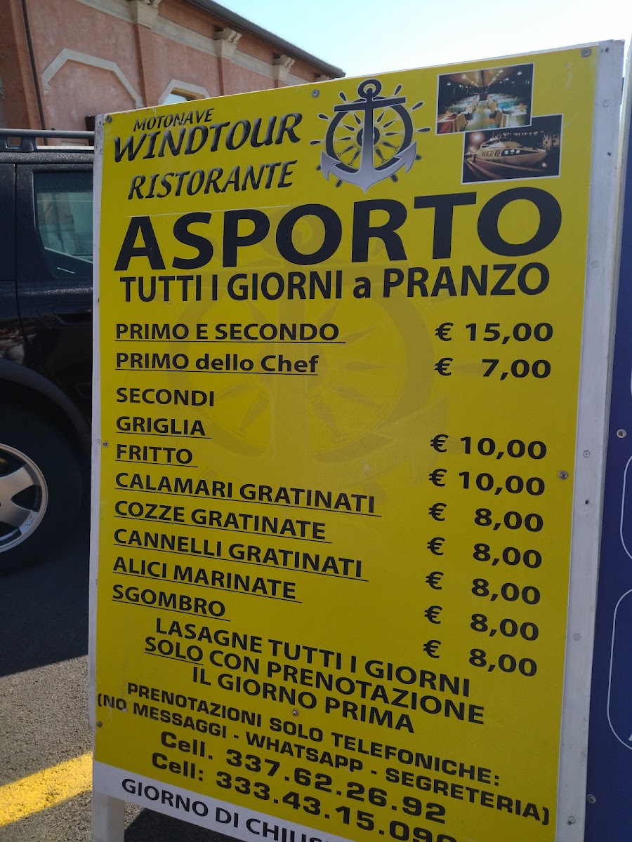 Windtour Ristoboat Photo Menu 3