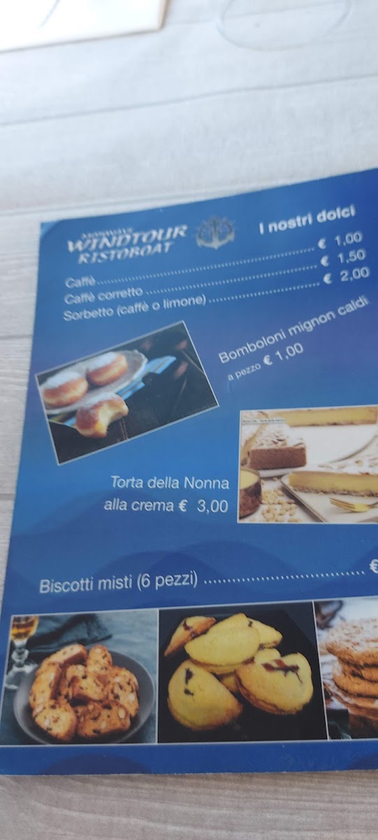 Windtour Ristoboat Photo Menu 4