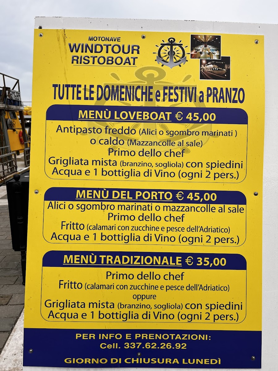Windtour Ristoboat Photo Menu 6
