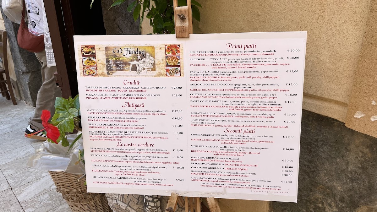 Cafè Funduq Restaurant Photo Menu 2