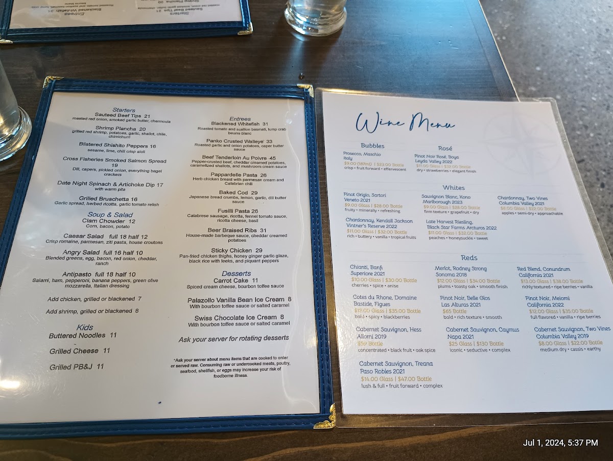 Bluewater Bistro & Pizzeria Photo Menu 3