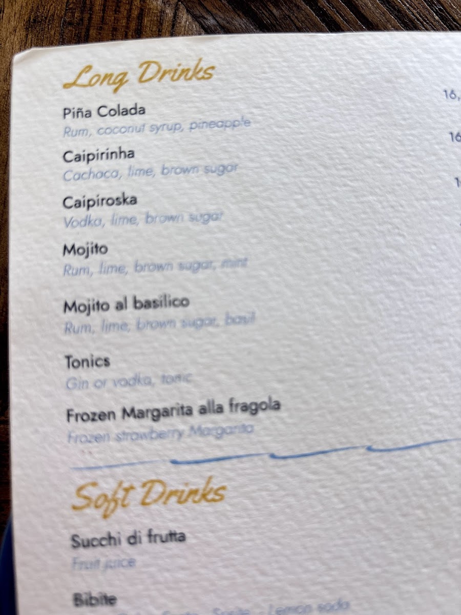 La Gavitella - Restaurant & Beach Photo Menu 5