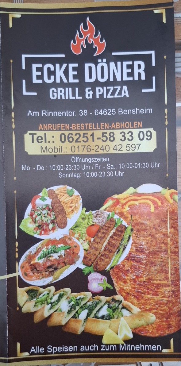 ECKE DÖNER GRILL UND PIZZA Photo Menu 7