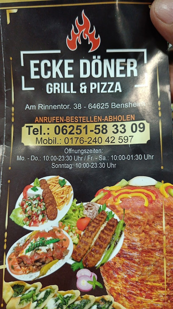 ECKE DÖNER GRILL UND PIZZA Photo Menu 8